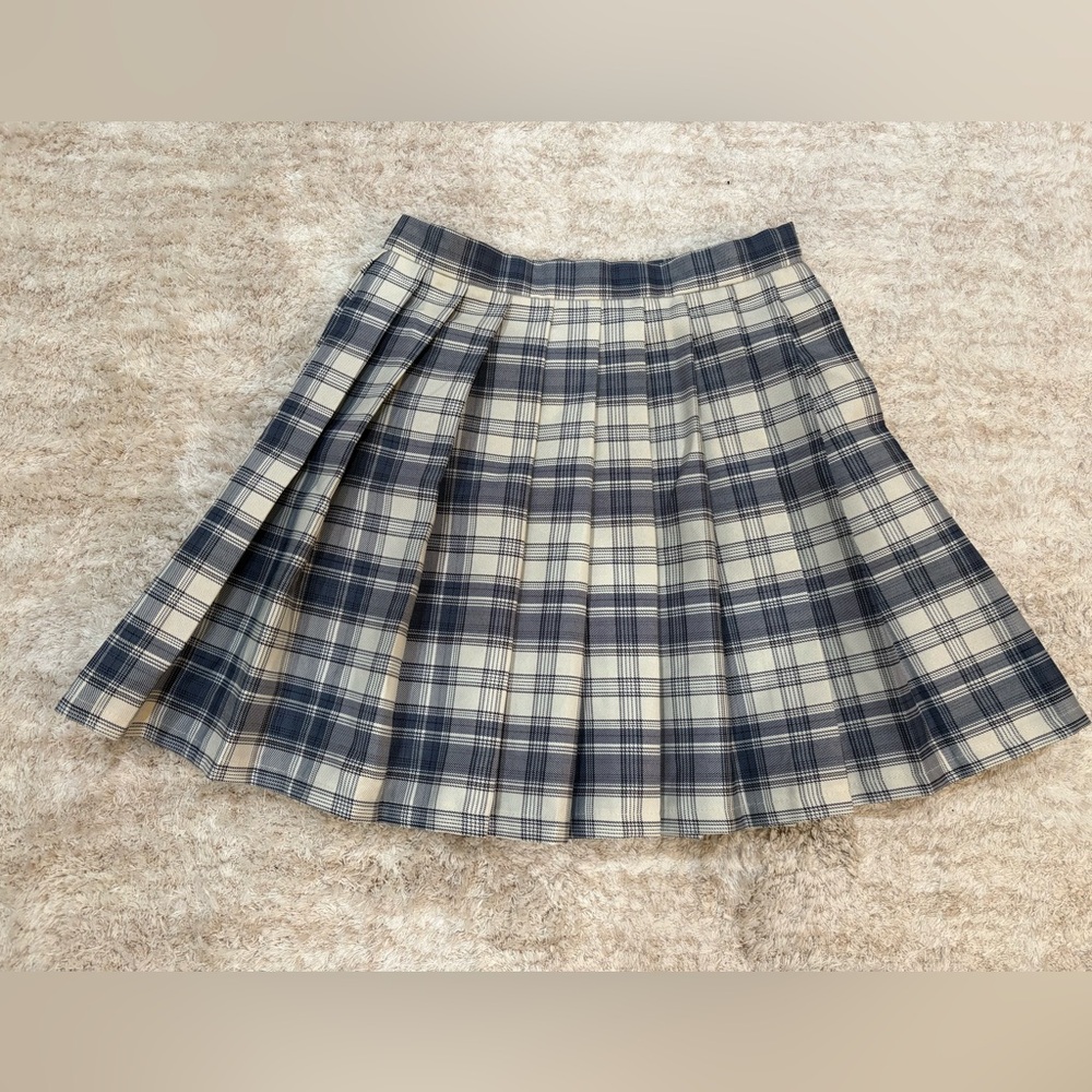 Plaid Pleated Women's Skirt
